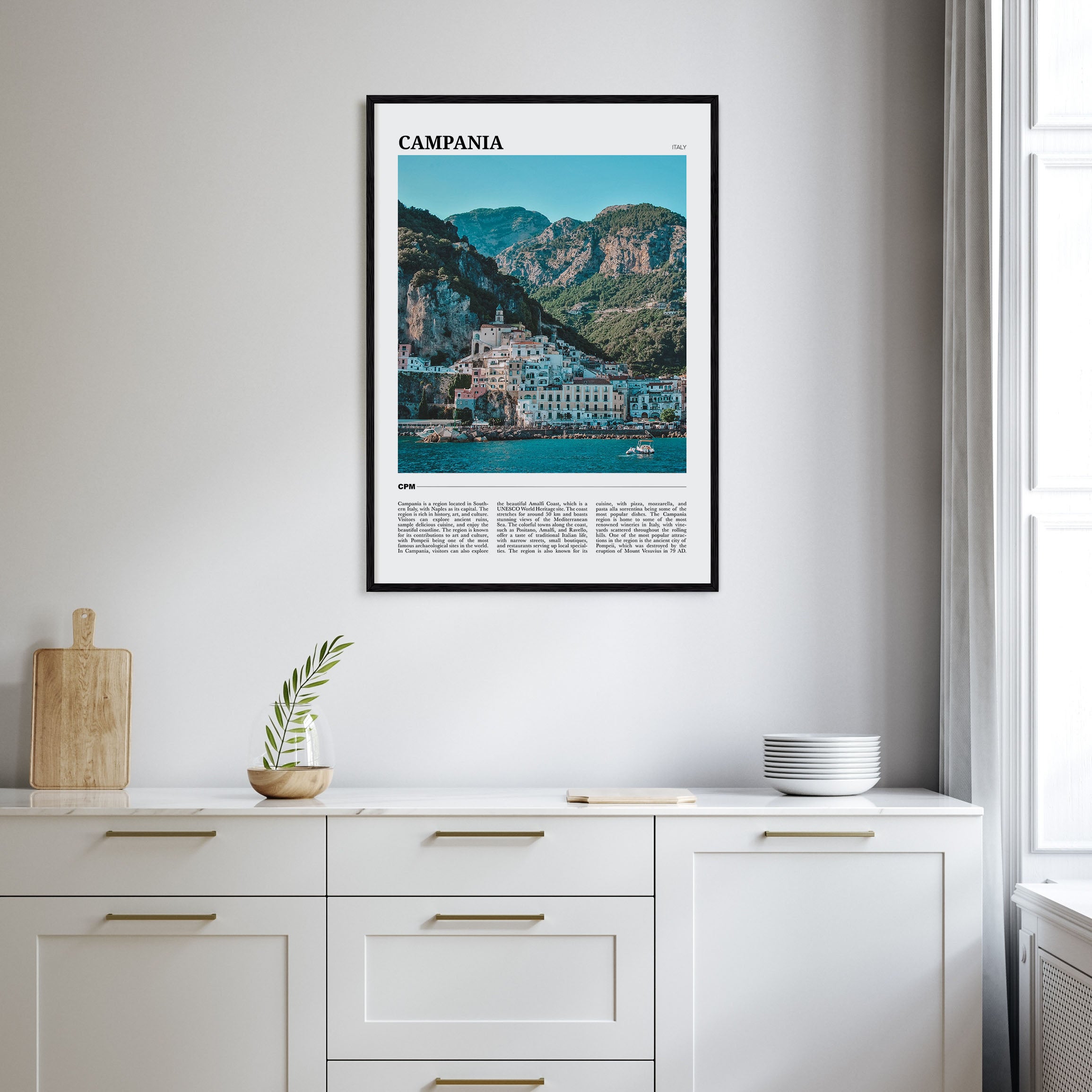 Campania Travel Color Poster
