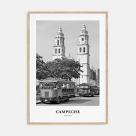 Campeche Portrait B&W Poster