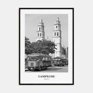 Campeche Portrait B&W Poster
