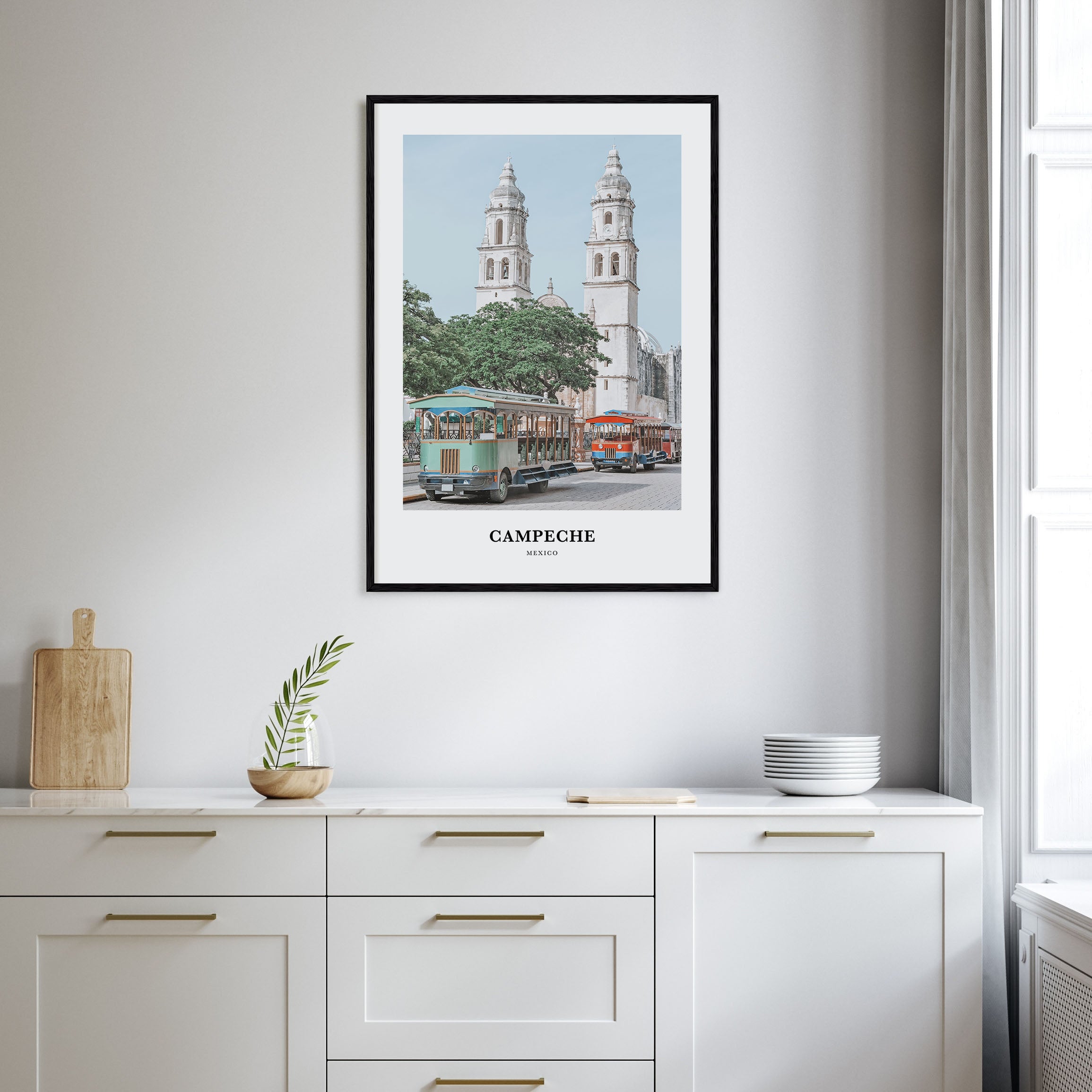 Campeche Portrait Color Poster