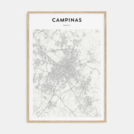 Campinas Map Portrait Poster