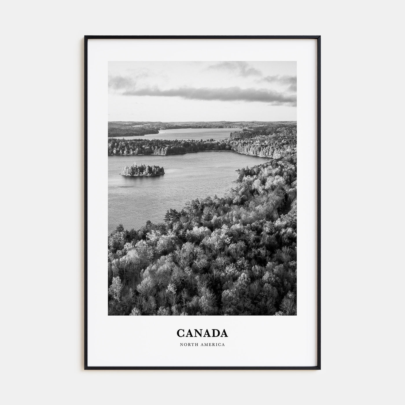 Canada Portrait B&W No 1 Poster