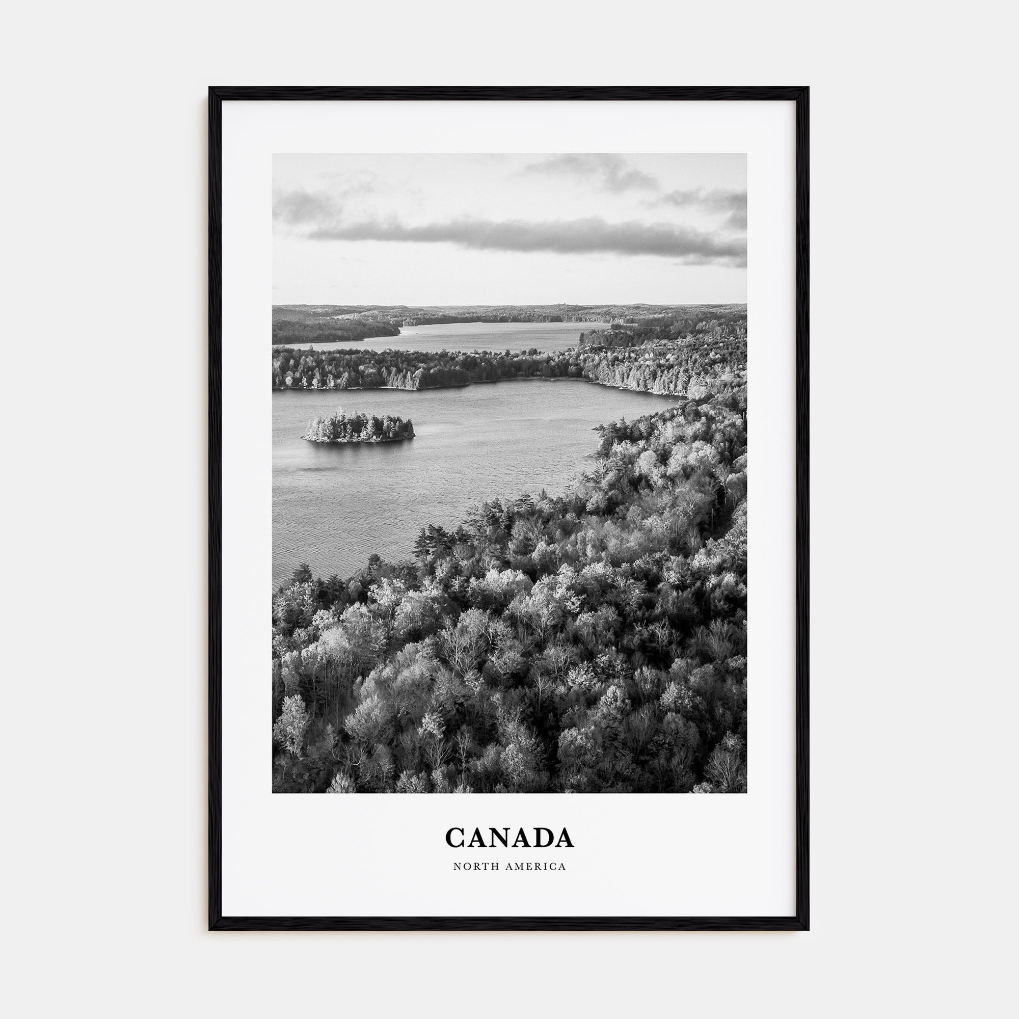 Canada Portrait B&W No 1 Poster