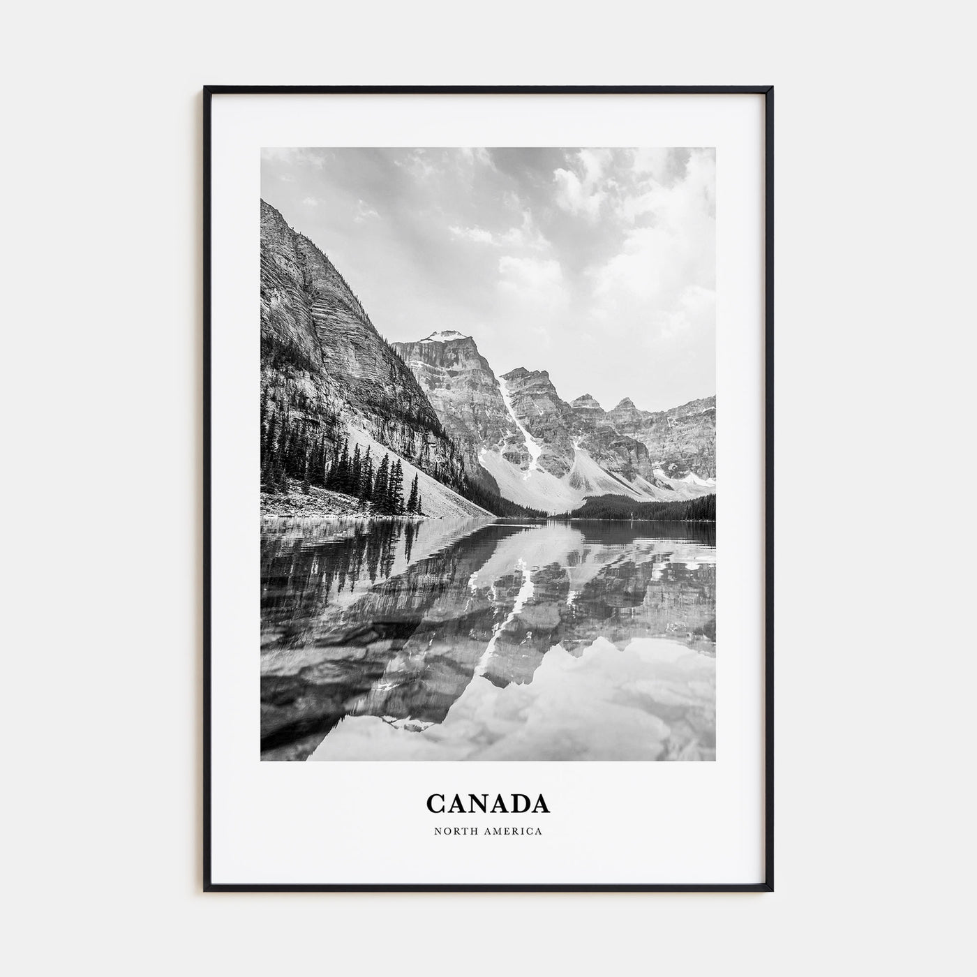 Canada Portrait B&W No 2 Poster
