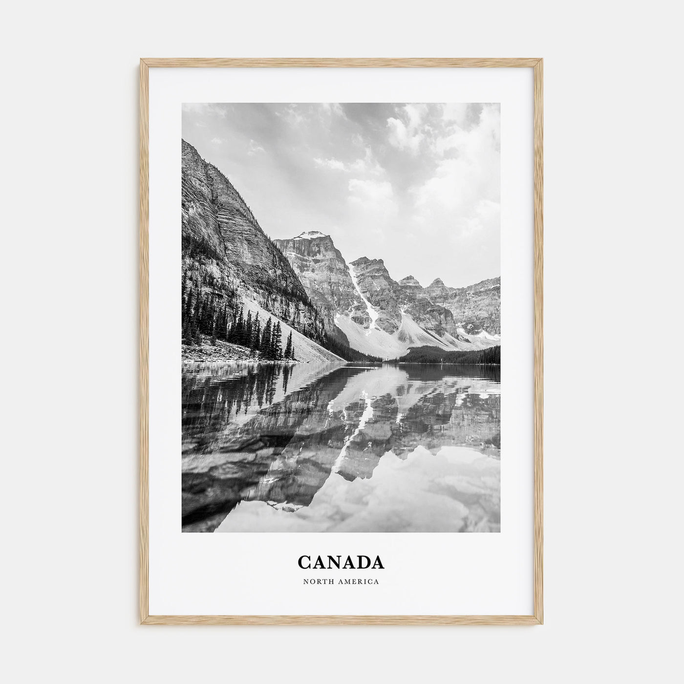 Canada Portrait B&W No 2 Poster