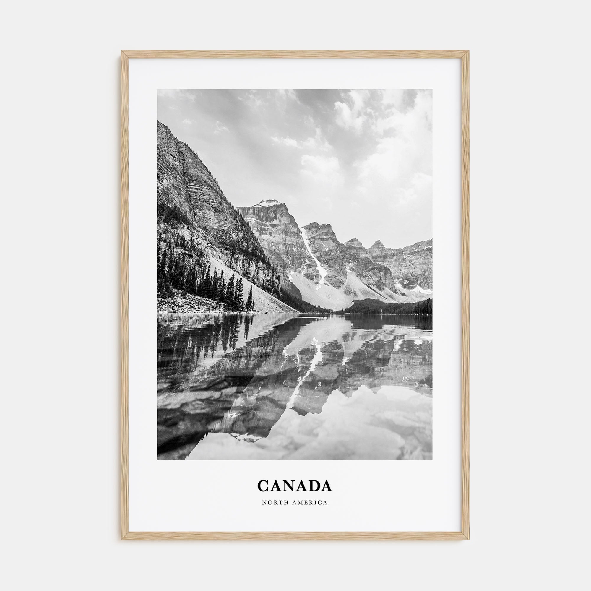 Canada Portrait B&W No 2 Poster
