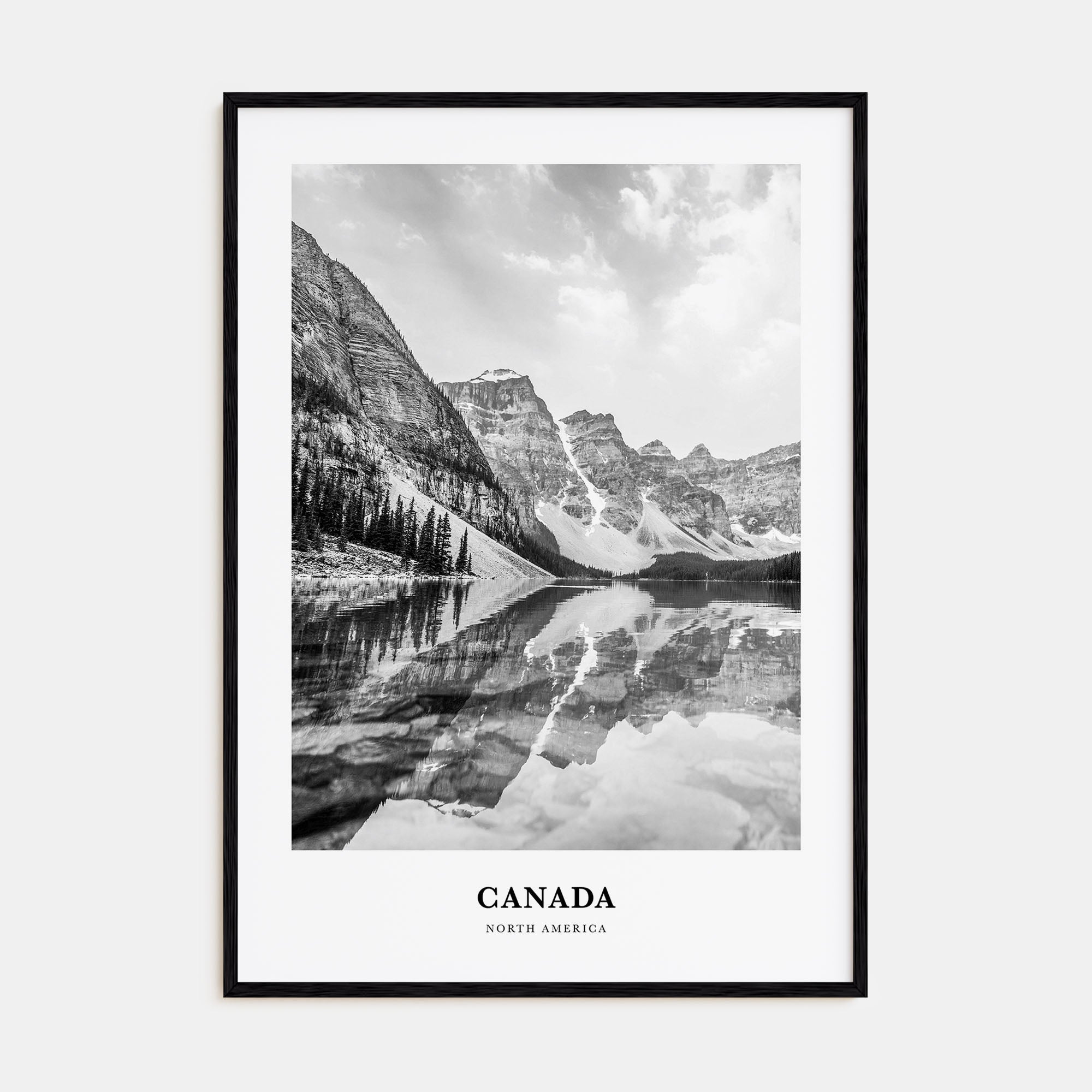 Canada Portrait B&W No 2 Poster