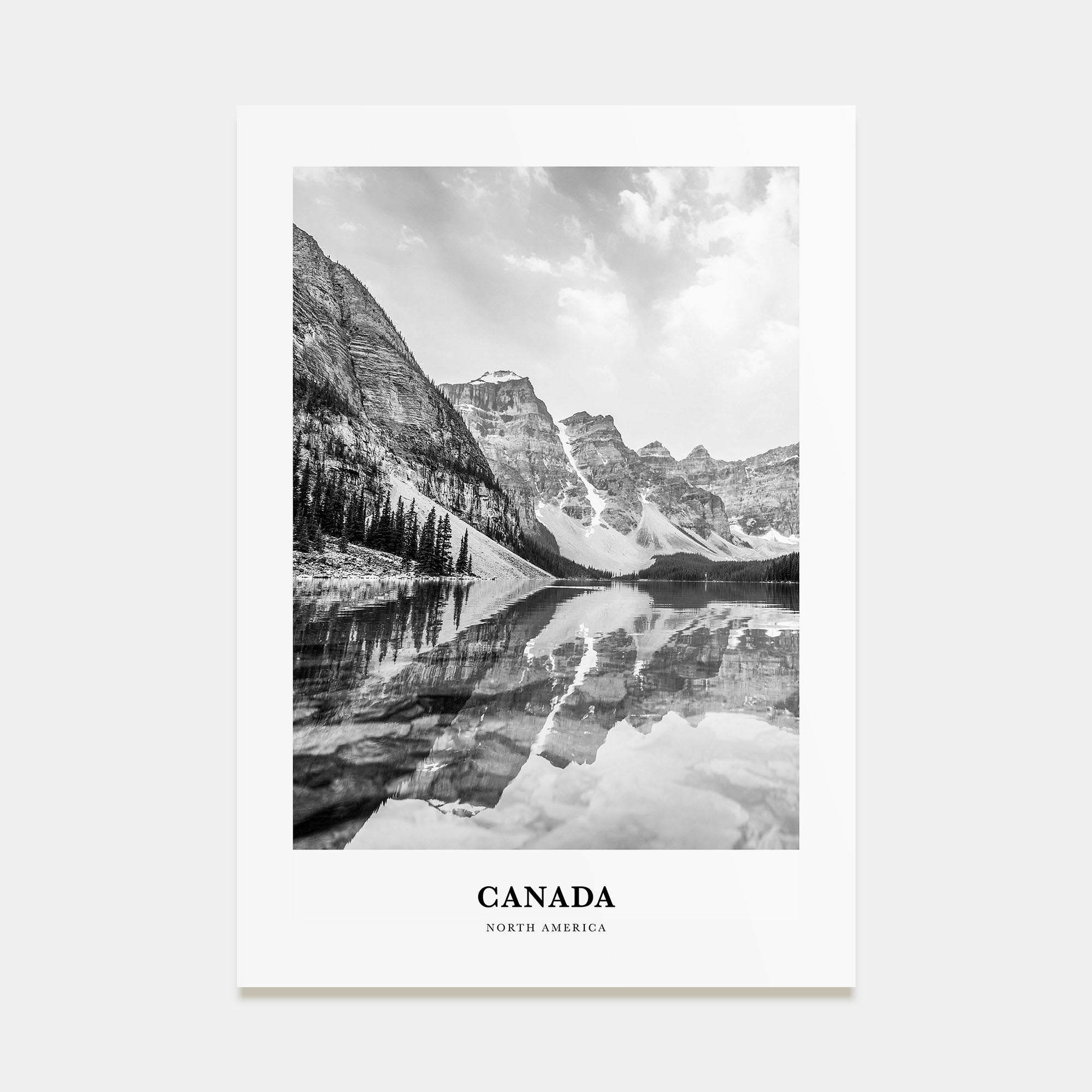 Canada Portrait B&W No 2 Poster