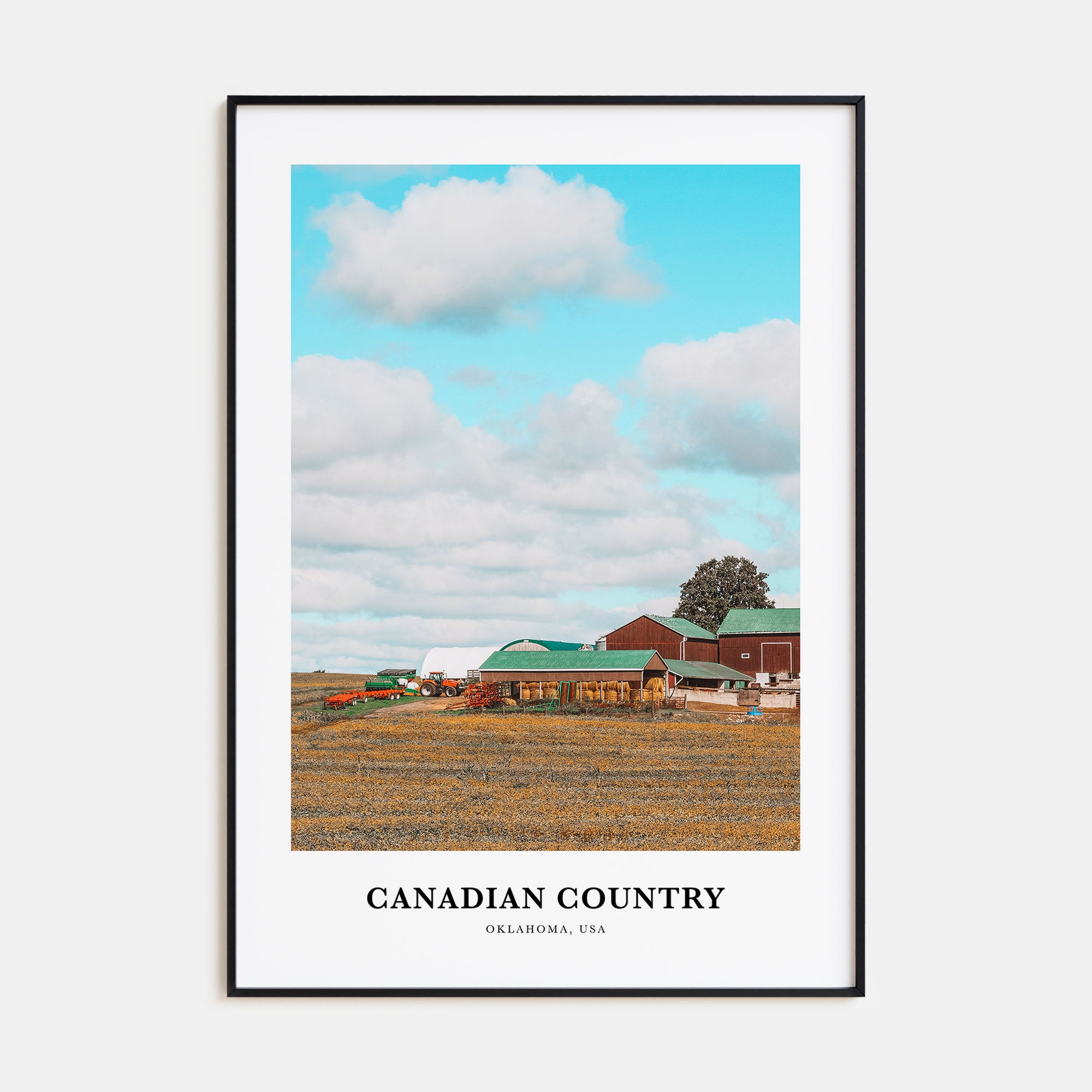 Canadian County Portrait Color Poster