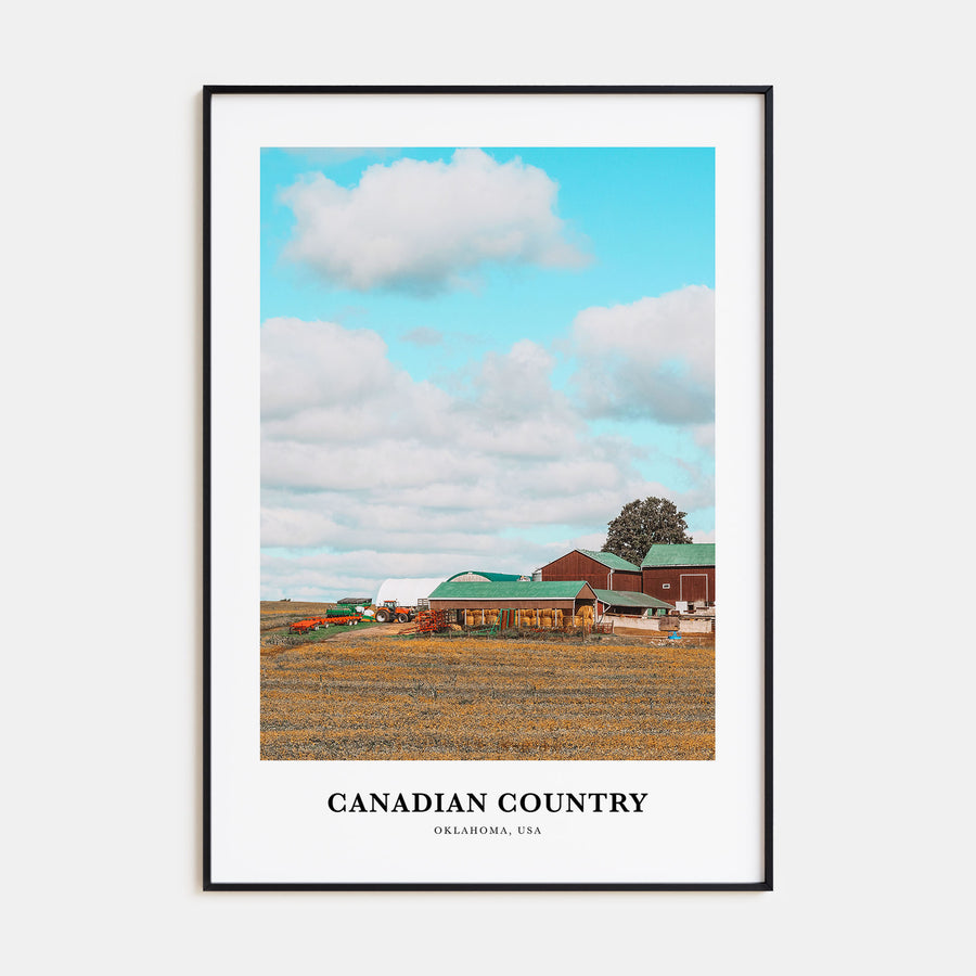 Canadian County Portrait Color Poster