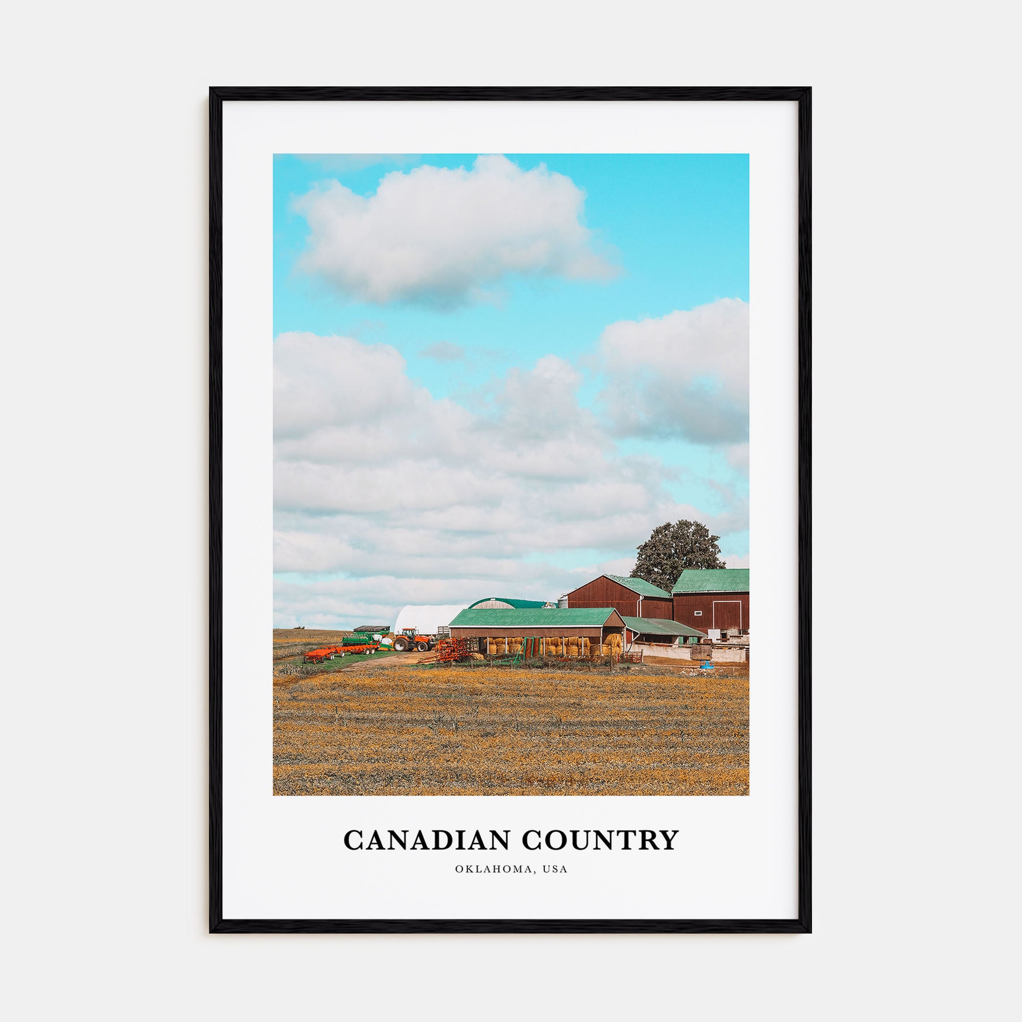 Canadian County Portrait Color Poster