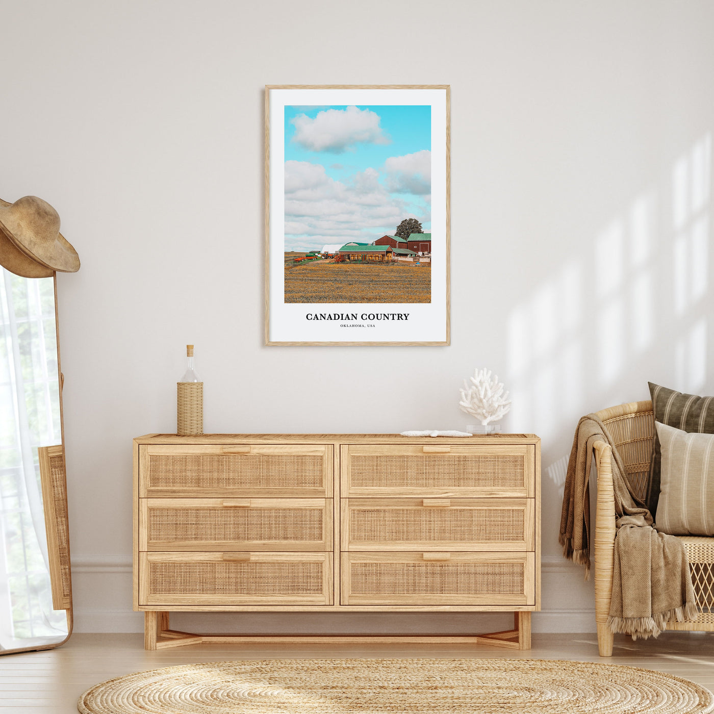 Canadian County Portrait Color Poster