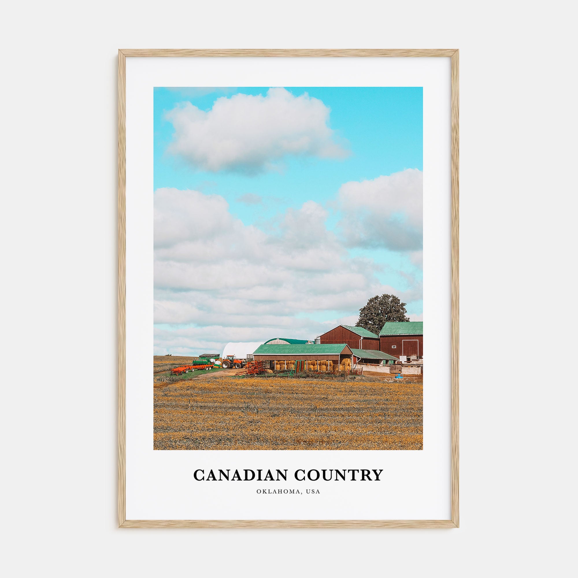 Canadian County Portrait Color Poster