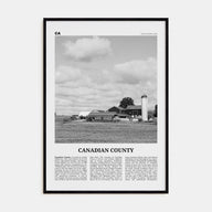 Canadian County Travel B&W Poster