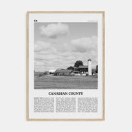 Canadian County Travel B&W Poster