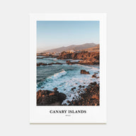 Canary Islands Portrait Color Poster