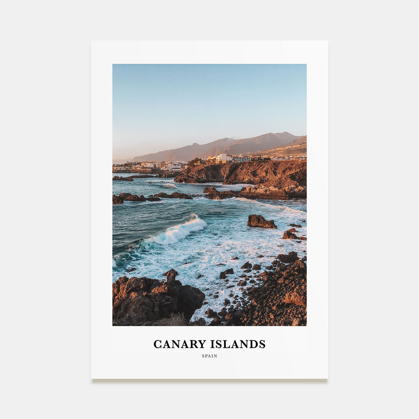 Canary Islands Portrait Color Poster