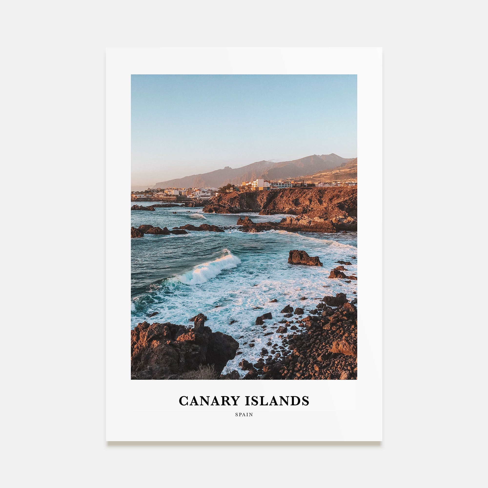 Canary Islands Portrait Color Poster