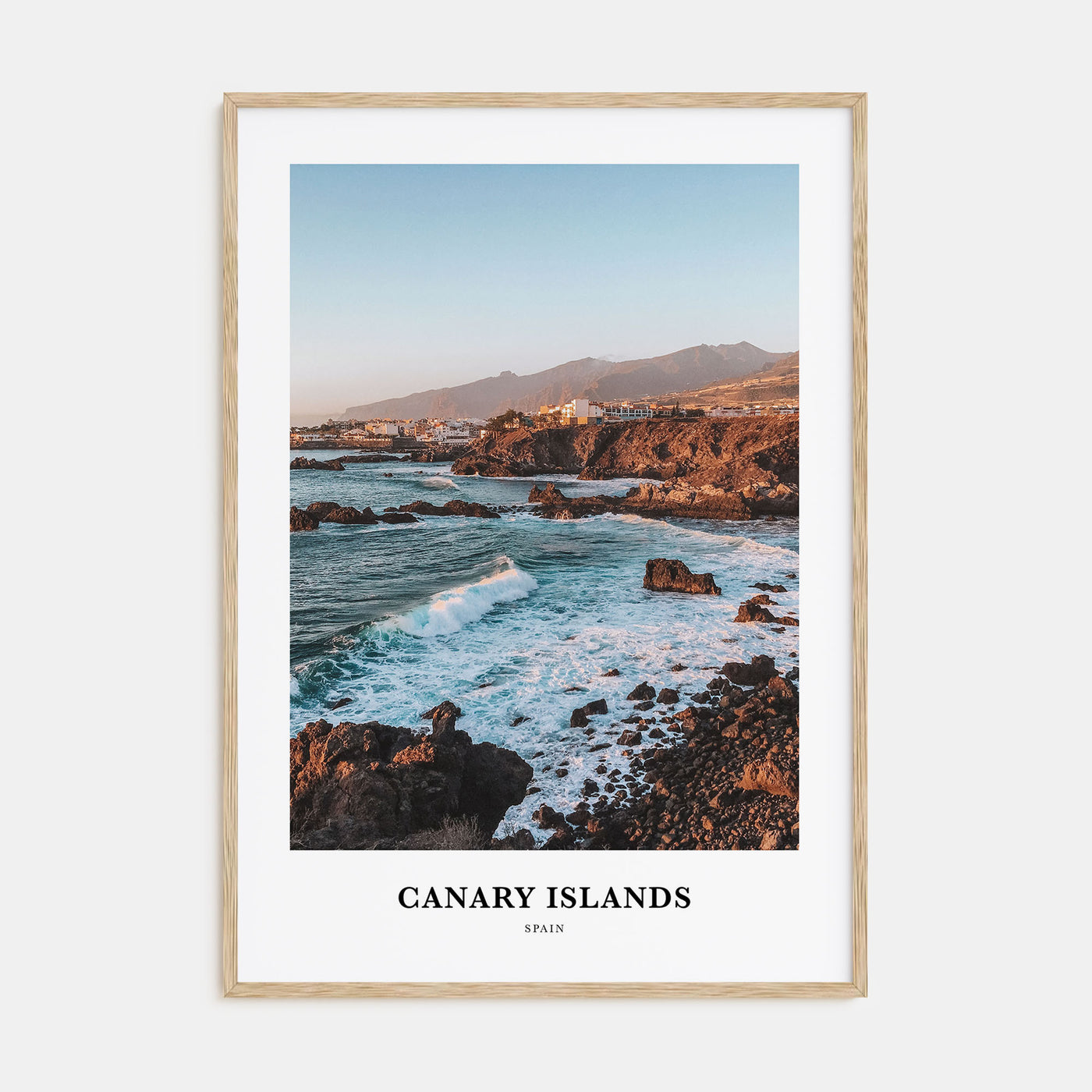 Canary Islands Portrait Color Poster