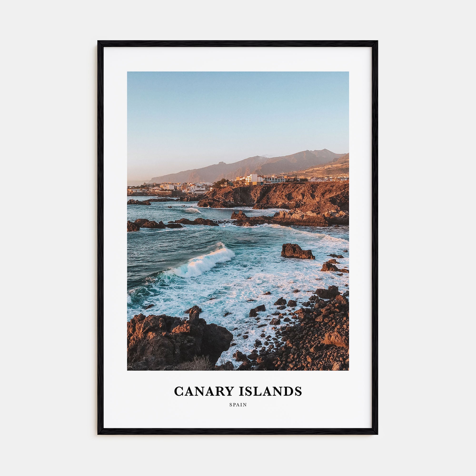 Canary Islands Portrait Color Poster