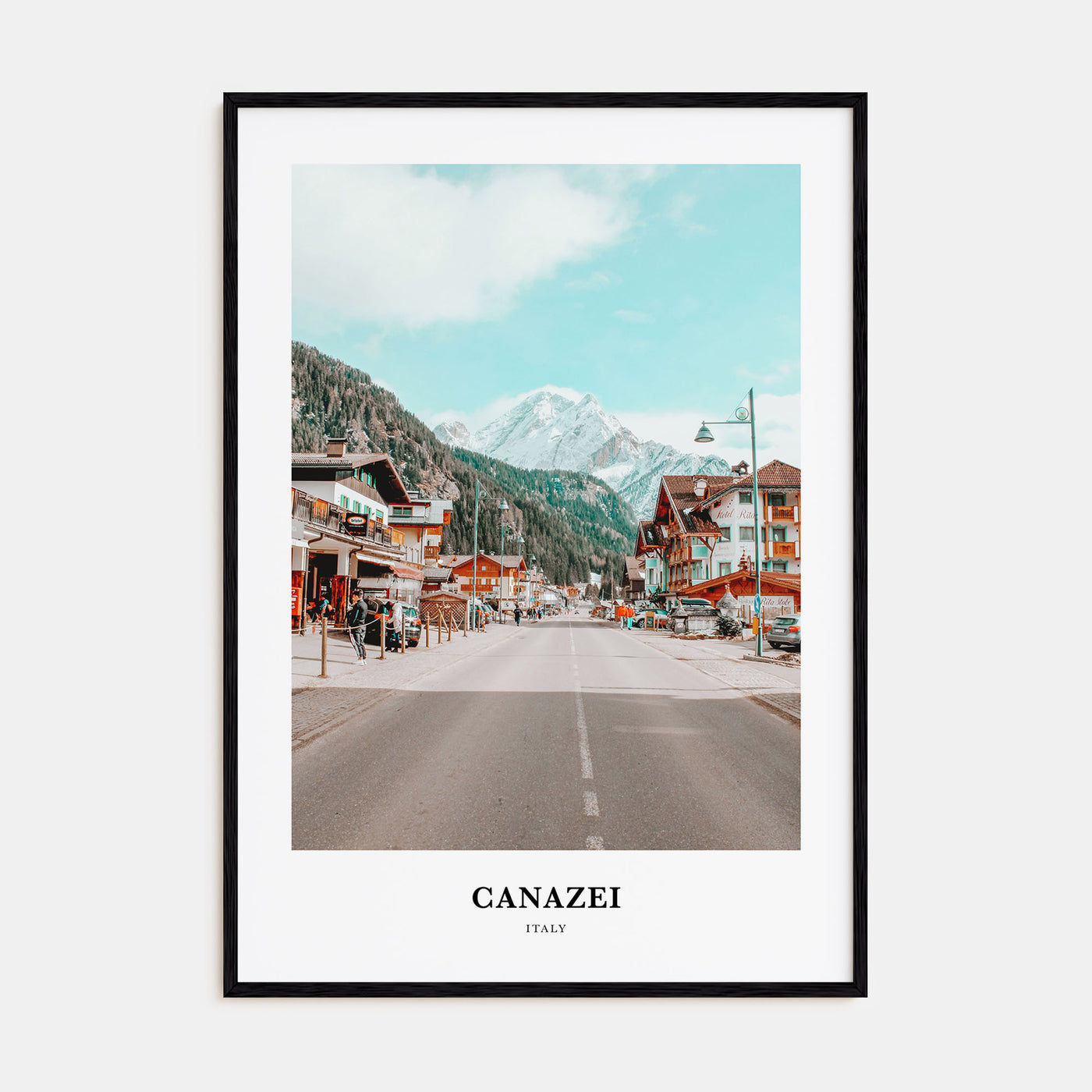 Canazei Portrait Color Poster