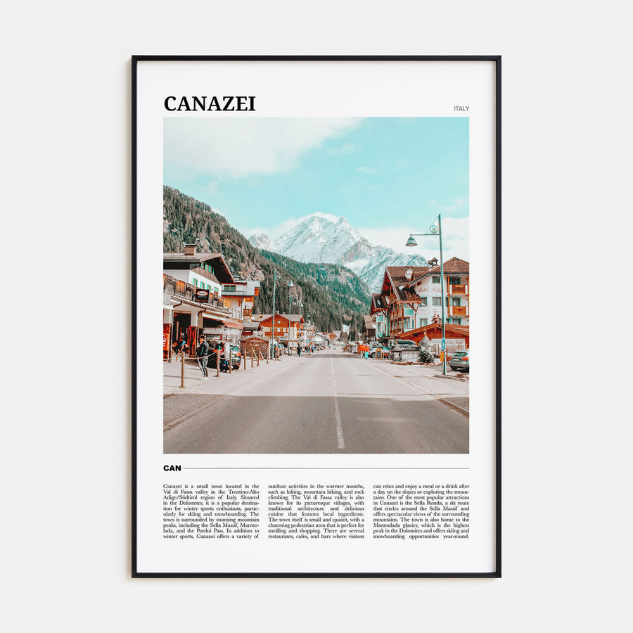 Canazei Travel Color Poster