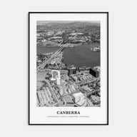 Canberra Portrait B&W Poster