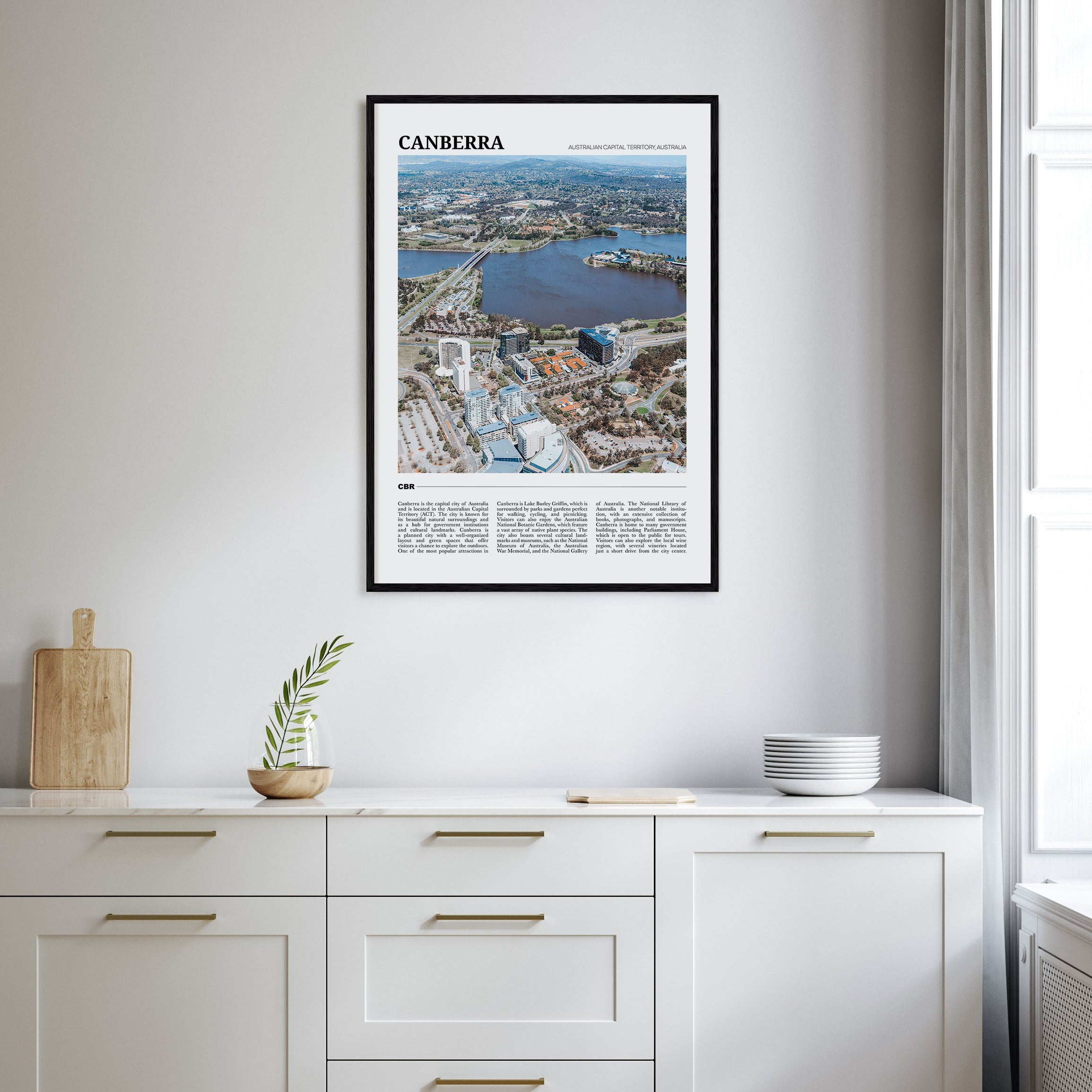 Canberra Travel Color Poster