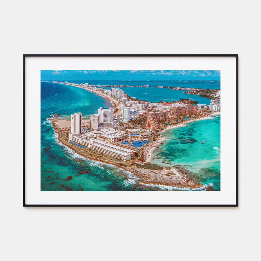 Cancún Landscape Color Poster