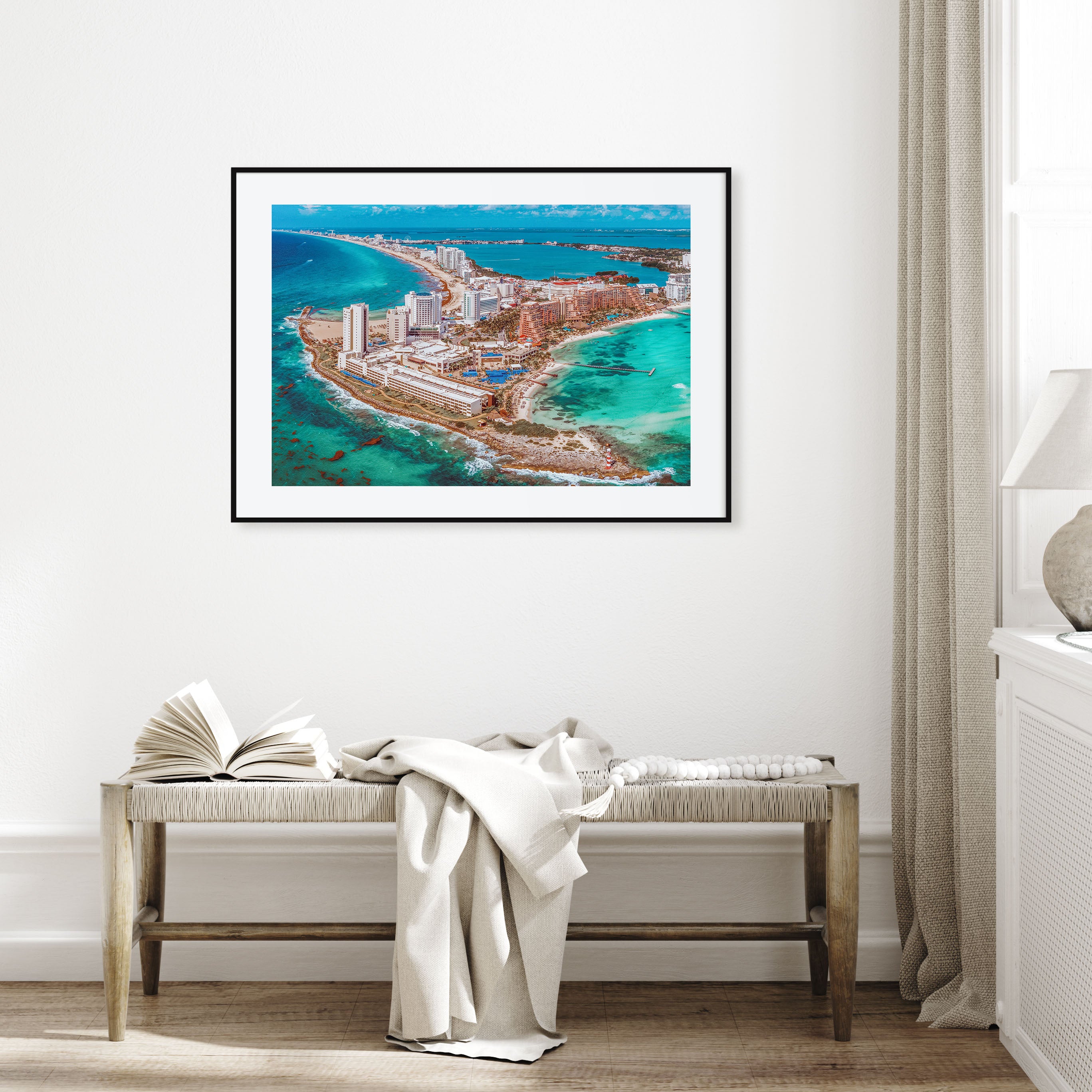 Cancún Landscape Color Poster