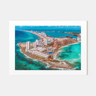 Cancún Landscape Color Poster