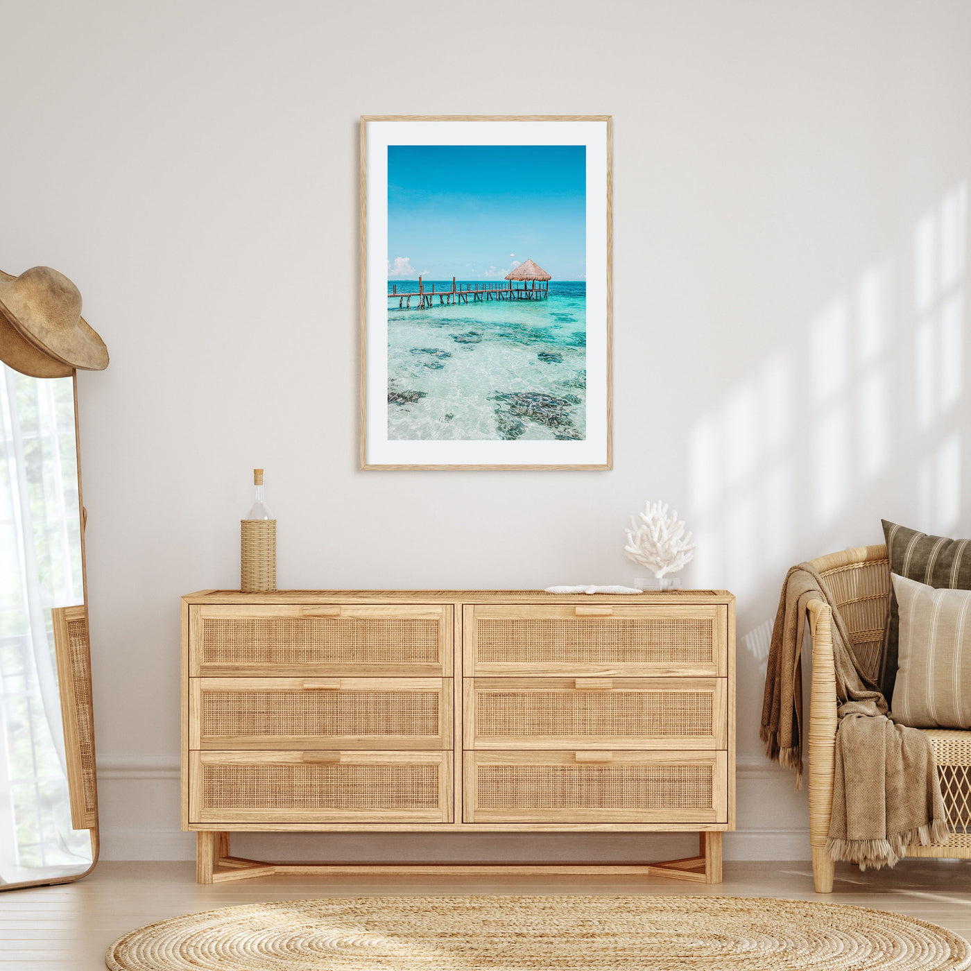 Cancún Photo Color No 3 Poster