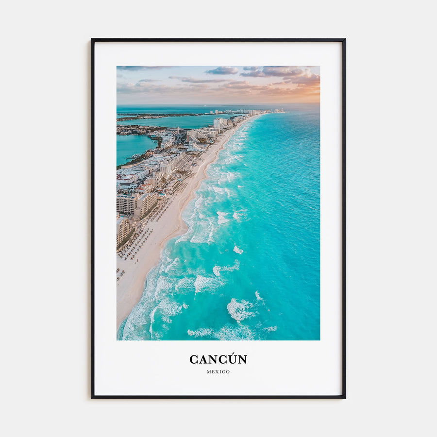 Cancún Portrait Color Poster