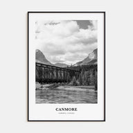 Canmore Portrait B&W Poster