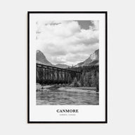 Canmore Portrait B&W Poster