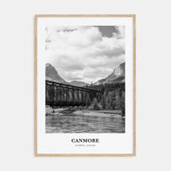 Canmore Portrait B&W Poster