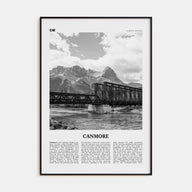 Canmore Travel B&W Poster