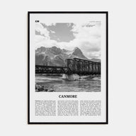 Canmore Travel B&W Poster
