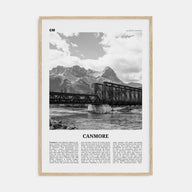 Canmore Travel B&W Poster