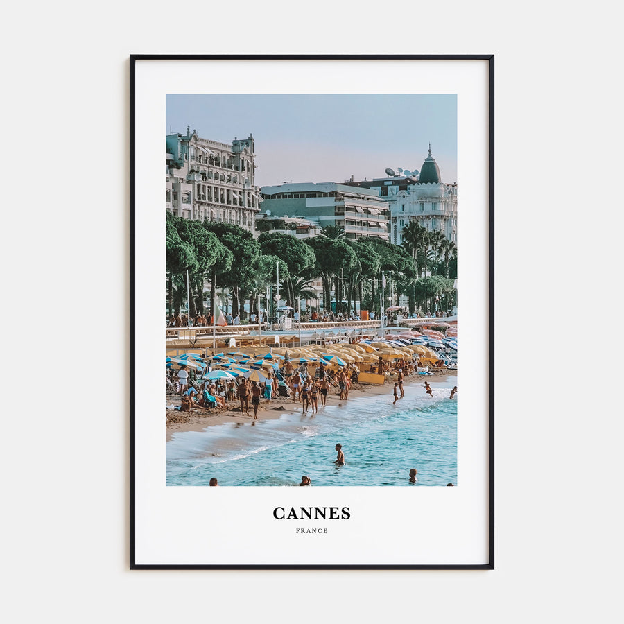 Cannes Portrait Color Poster