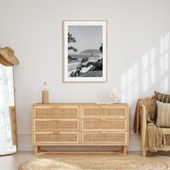 Cannon Beach Photo B&W Poster