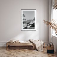 Cannon Beach Photo B&W Poster