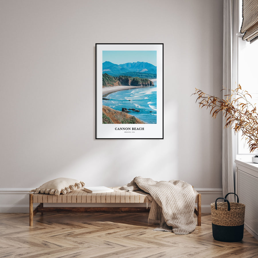 Cannon Beach Portrait Color Poster