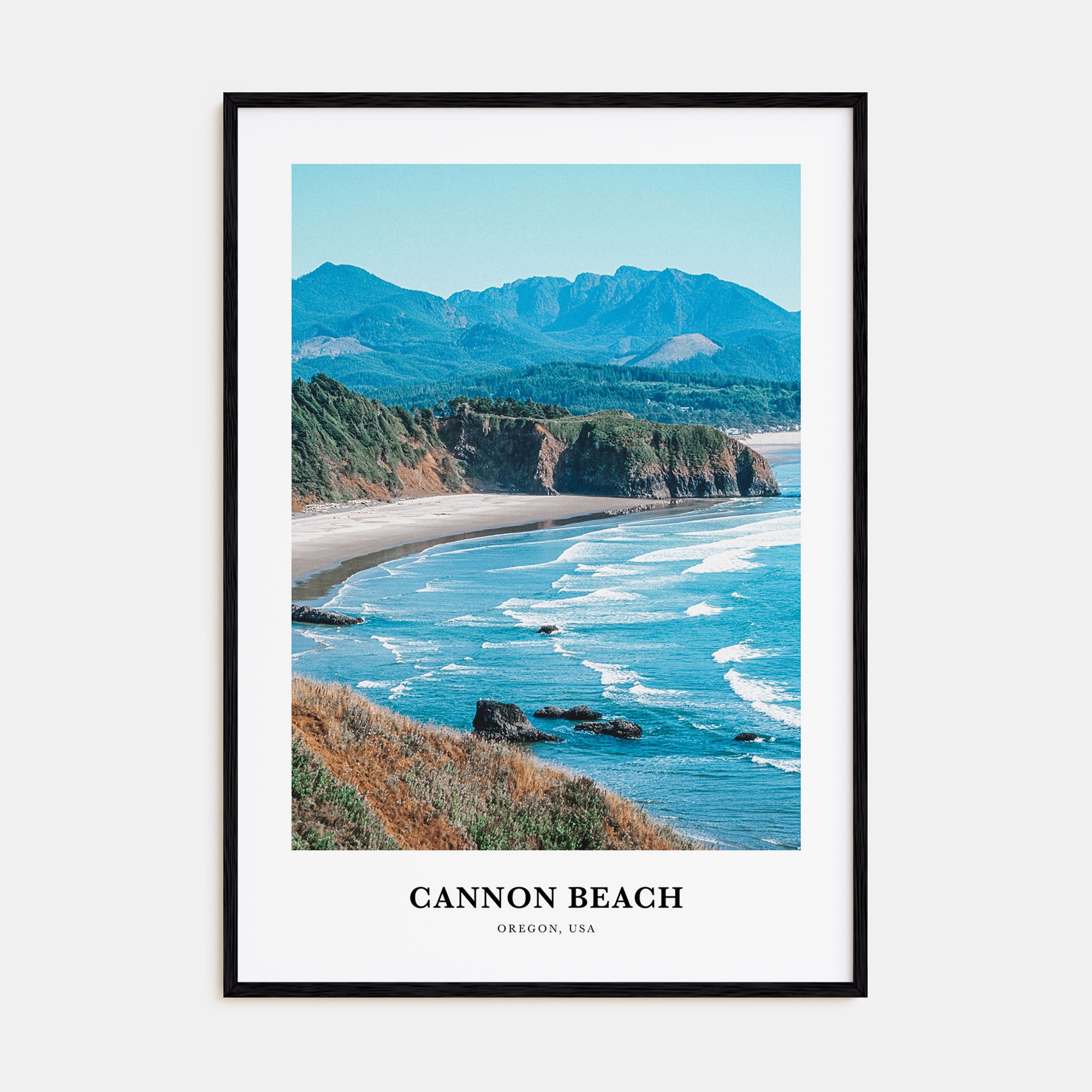 Cannon Beach Portrait Color Poster