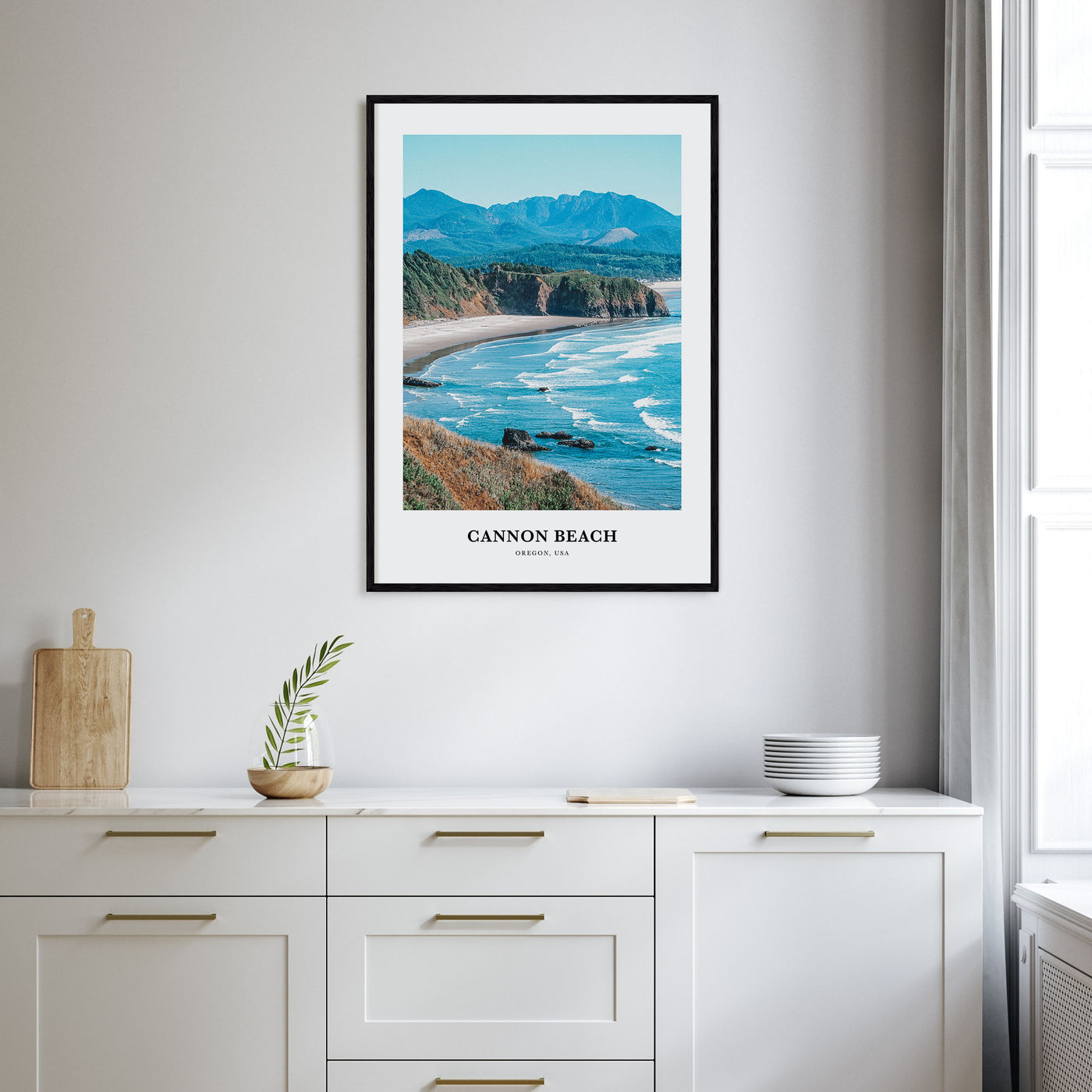 Cannon Beach Portrait Color Poster
