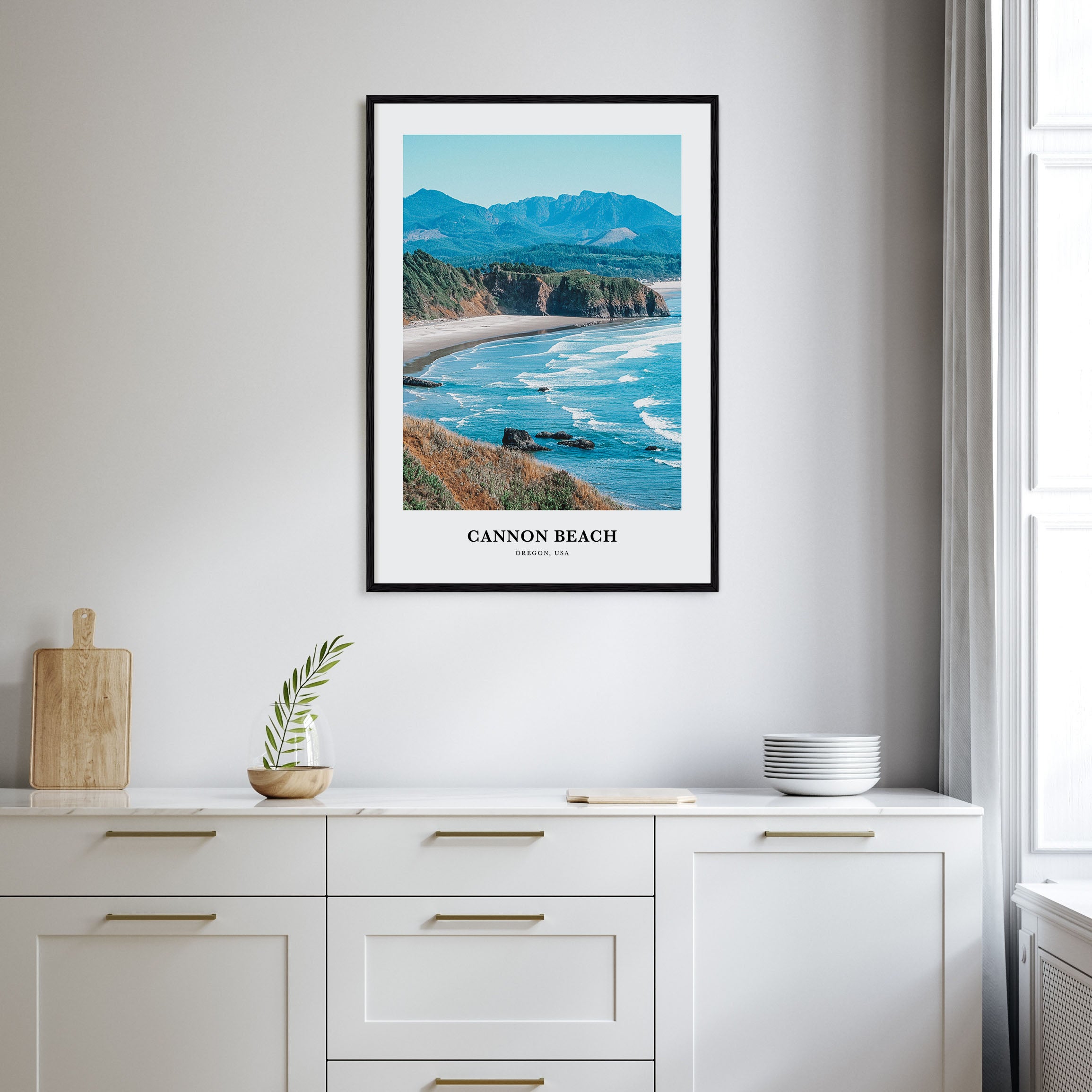 Cannon Beach Portrait Color Poster