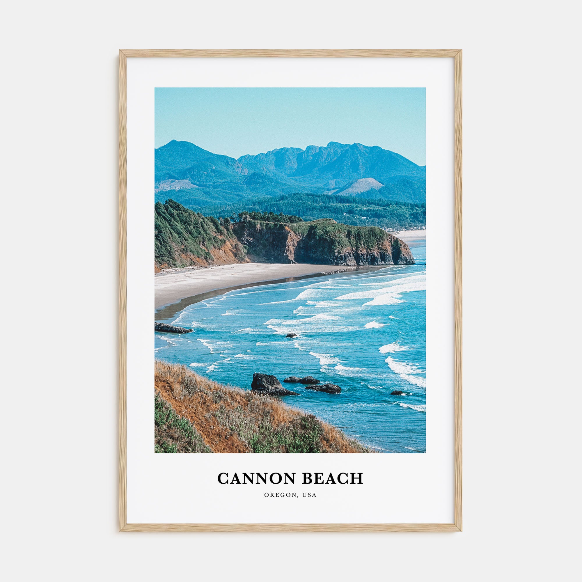 Cannon Beach Portrait Color Poster