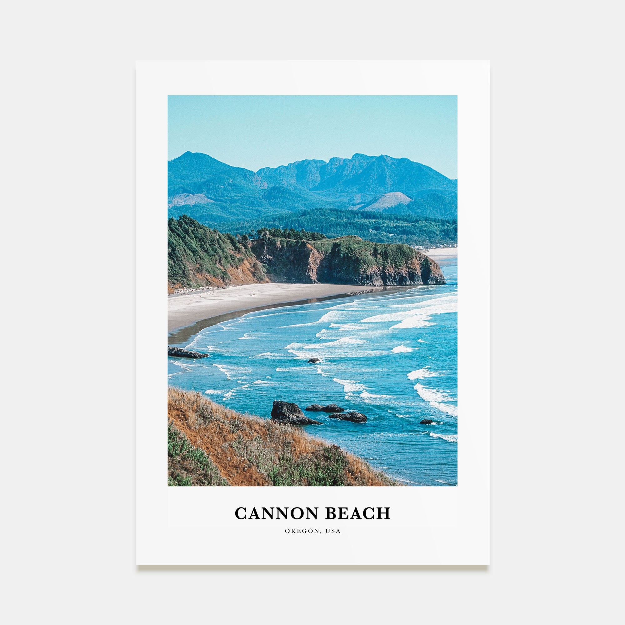 Cannon Beach Portrait Color Poster
