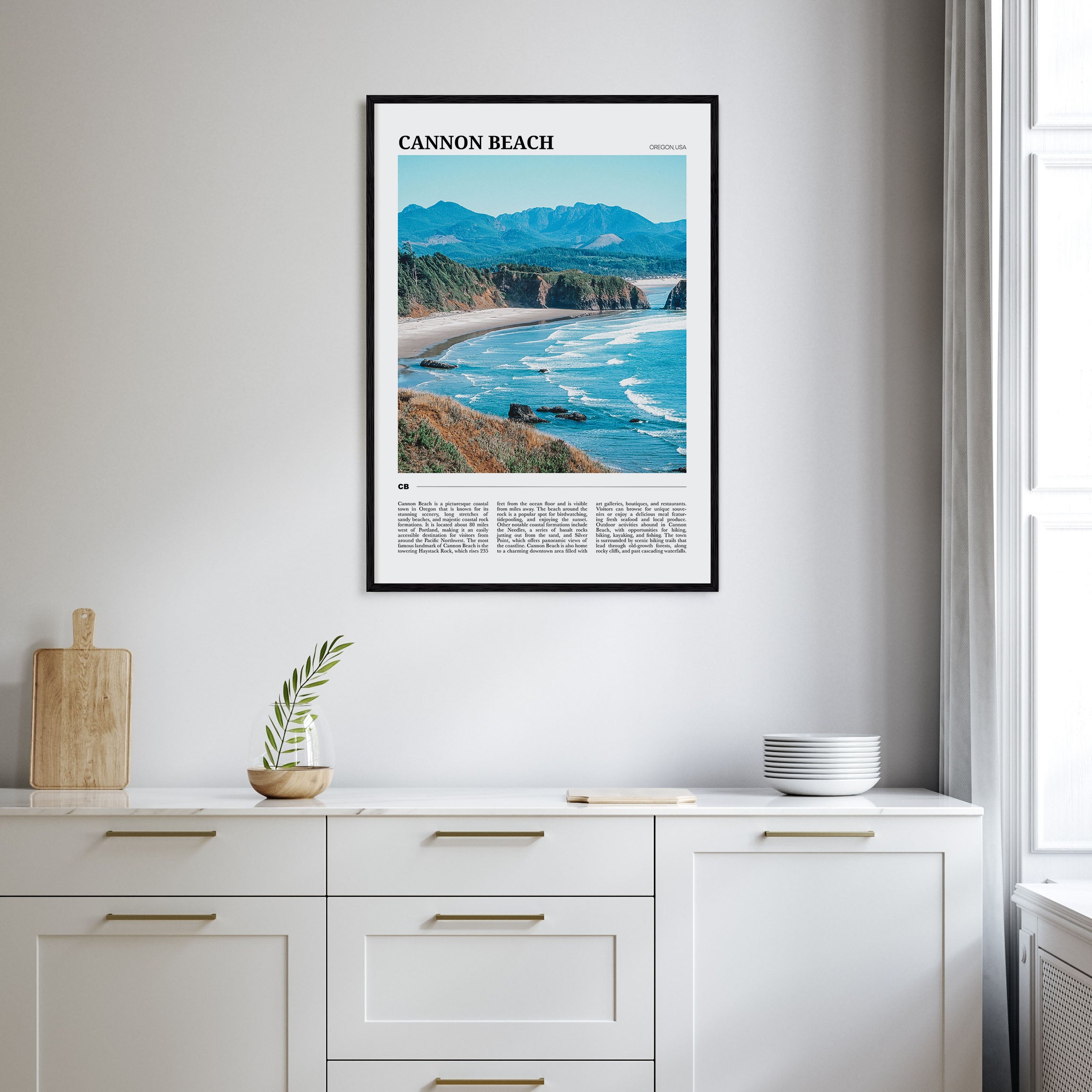 Cannon Beach Travel Color Poster