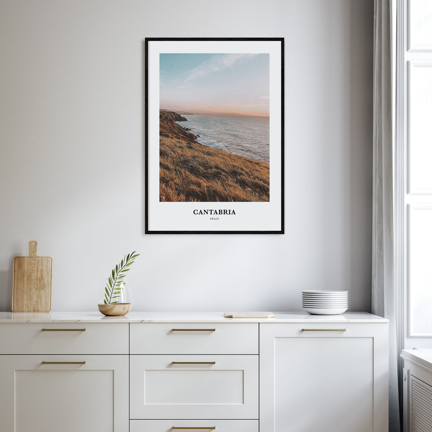 Cantabria Portrait Color Poster